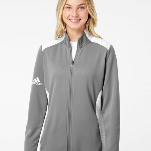 Women's Textured Mixed Media Full-Zip Jacket Vignette