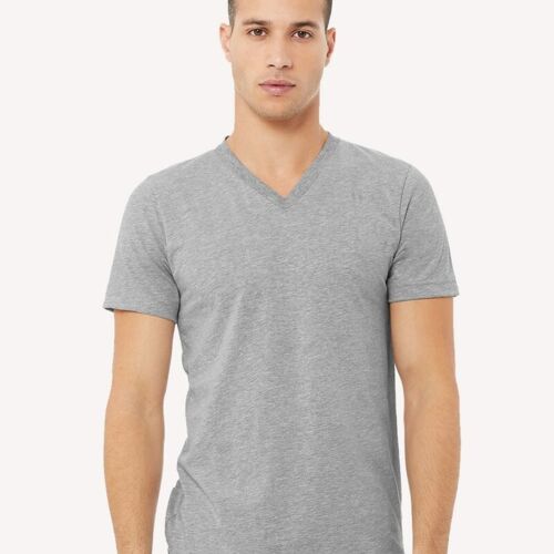 Unisex Heather CVC V-Neck Tee Vignette