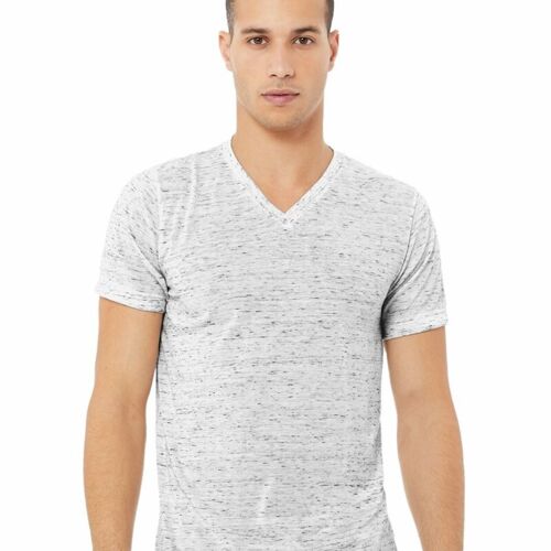 Unisex Textured Jersey V-Neck Tee Vignette