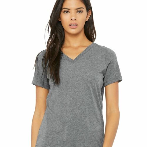 Women's Relaxed Triblend V-Neck Tee Vignette
