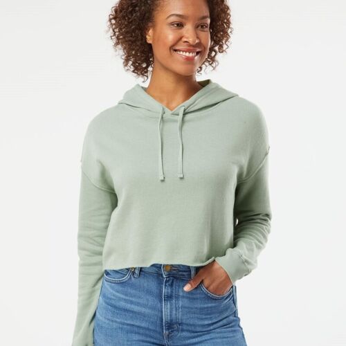 Women’s Lightweight Crop Hooded Sweatshirt Vignette
