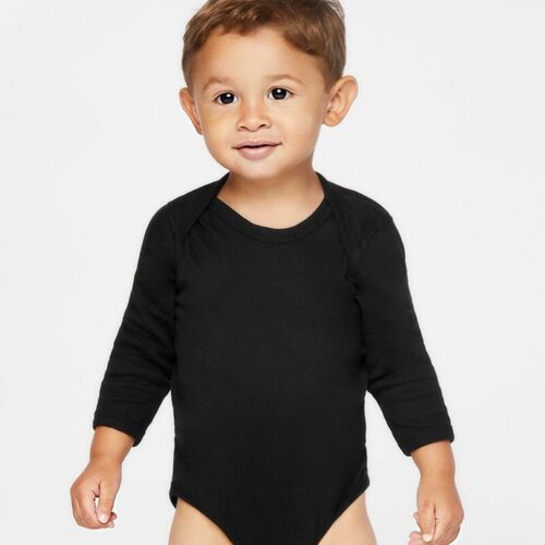 Infant Long Sleeve Baby Rib Bodysuit Vignette