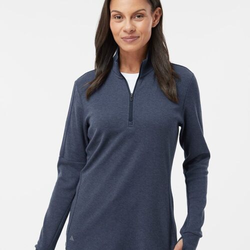 Women's 3-Stripes Quarter-Zip Sweater Pullover Vignette