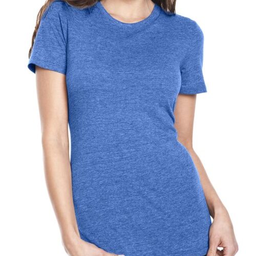 Ladies' Triblend Crew Vignette