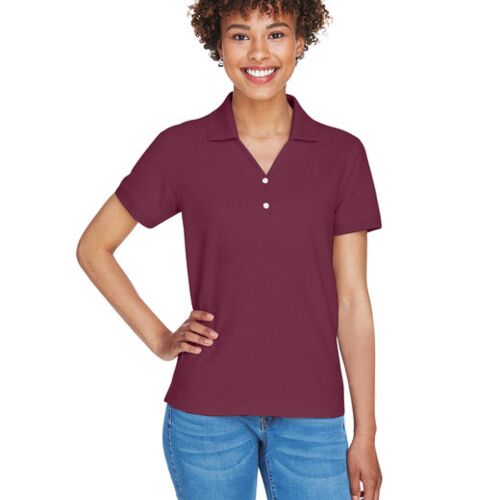 Ladies' Pima Piqué Y-Collar Polo Vignette