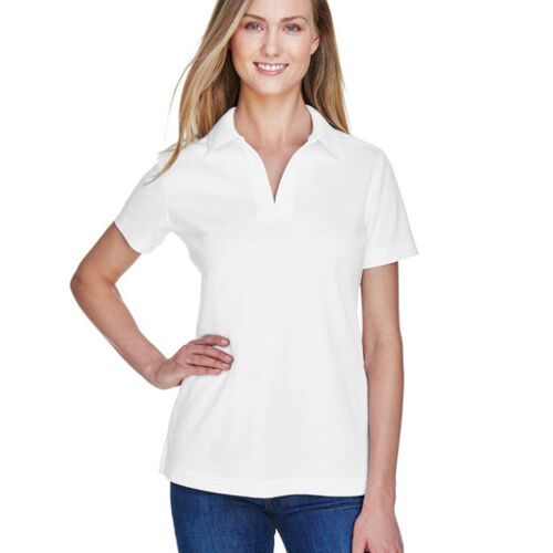 CrownLux Performance® Ladies' Plaited Polo Vignette