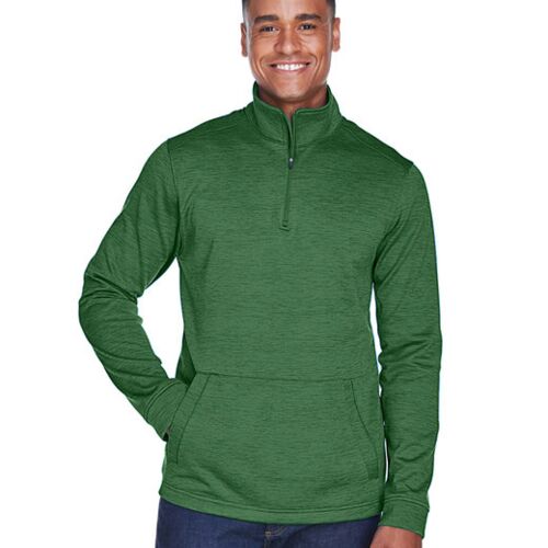 Men's Newbury Mélange Fleece Quarter-Zip Vignette
