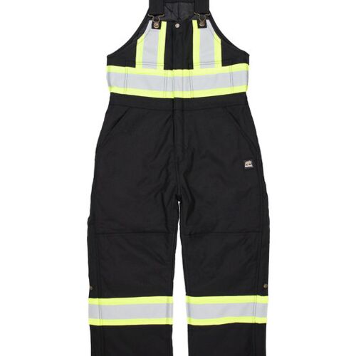 Men's Safety Striped Arctic Insulated Bib Overall Vignette