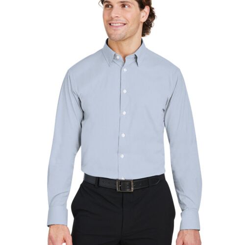 CrownLux Performance® Men's Microstripe Shirt Vignette