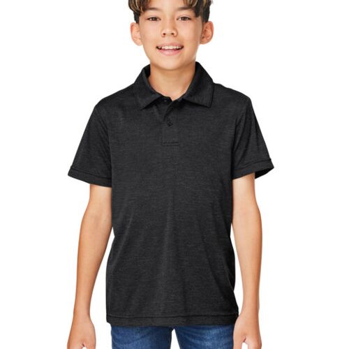 Youth Zone Sonic Heather Performance Polo Vignette