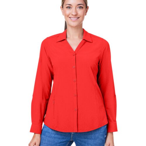 Ladies' Ultra UVP® Long-Sleeve Marina Shirt Vignette