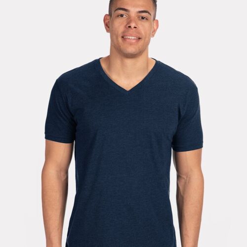 Men's CVC V-Neck T-Shirt Vignette
