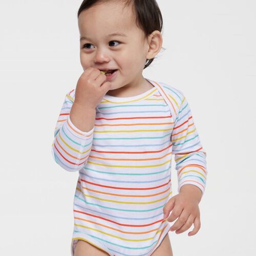 Infant Fine Jersey Long Sleeve Bodysuit Vignette
