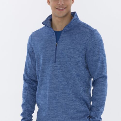 ATC™ DYNAMIC HEATHER FLEECE 1/2 ZIP SWEATSHIRT Vignette