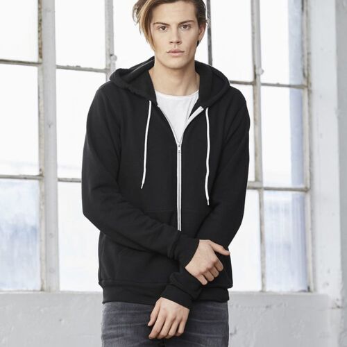 Unisex Sponge Fleece Full-Zip Hoodie Sweatshirt Vignette