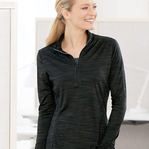 Women's Lightweight Mélange Quarter-Zip Pullover Vignette